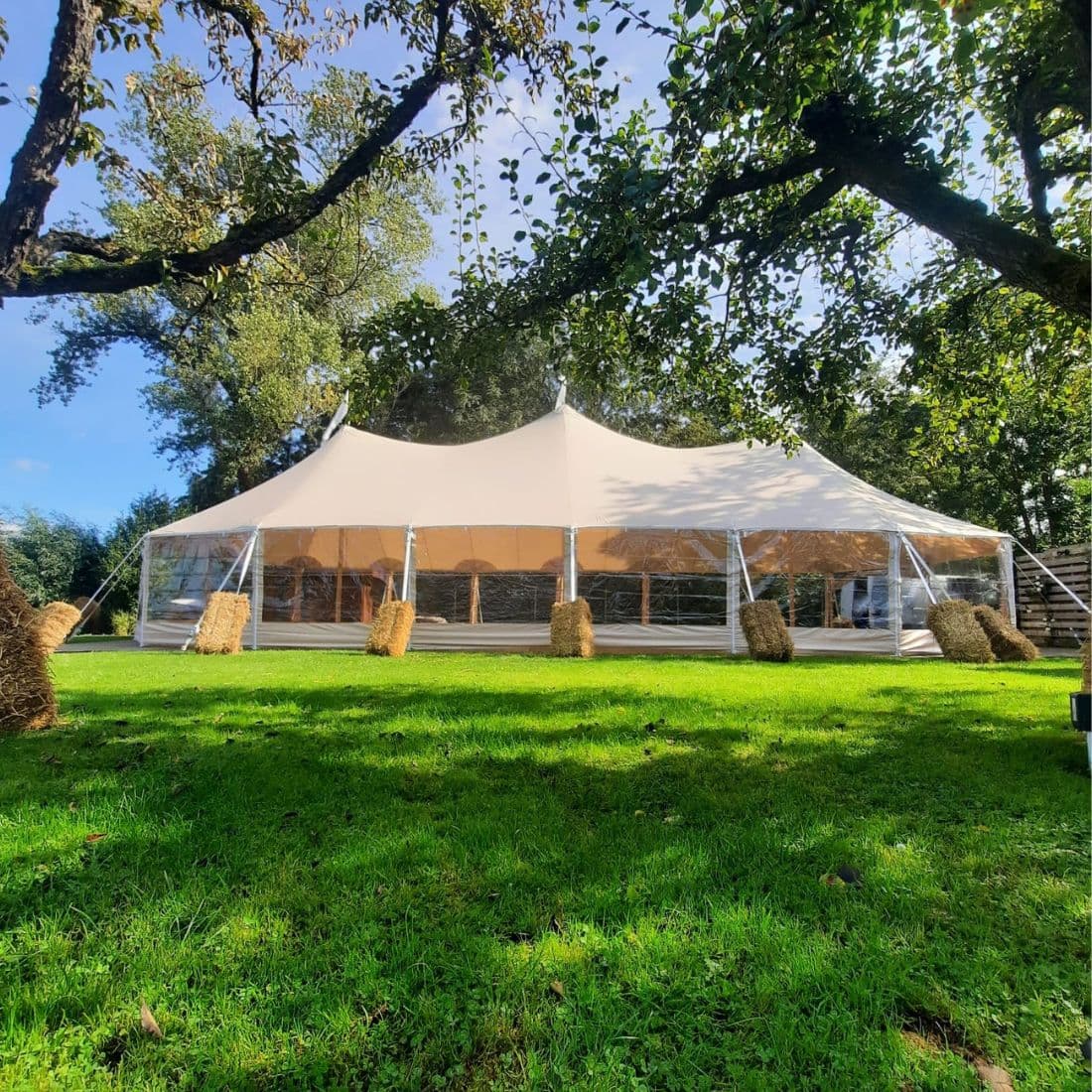 Sailcloth tent 16x10m